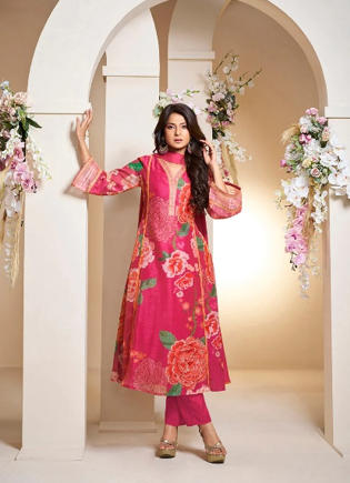 Hand-embroidered custom lehenga fabric detailing at Apreksha Design House atelier